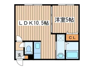 エターナル一番館【3階】の間取り