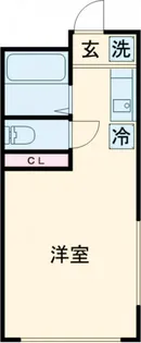 アバンダン栗林【2階】の間取り