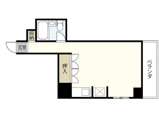 シャトレ天神【3階】の間取り