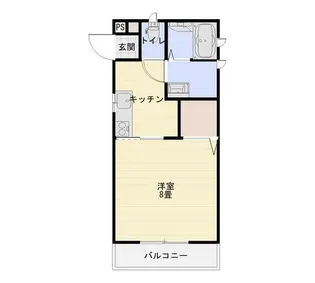 菅野ハイツ赤坂【1階】の間取り