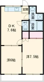 ハイムコンフォート【4階】の間取り