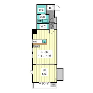 Annex J西山【1階】の間取り