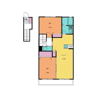 Biru Langit【2階】の間取り