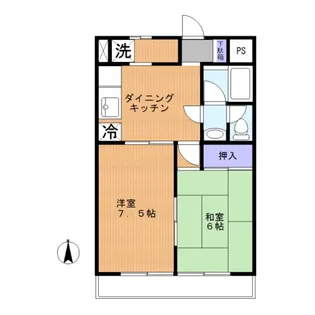 桜花マンション【3階】の間取り