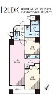 メゾン ド 日本橋久松町【5階】の間取り