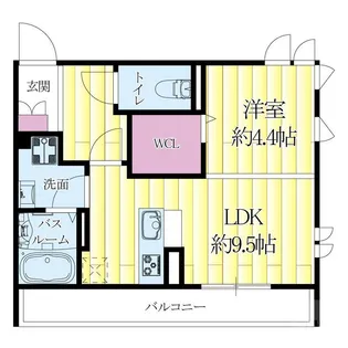 Vent Vert千里丘【2階】の間取り