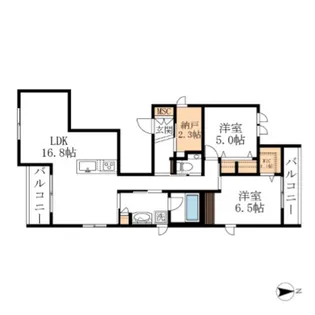 Casa Comoda【3階】の間取り