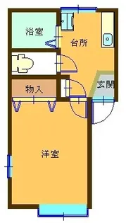 エルグレース【1階】の間取り