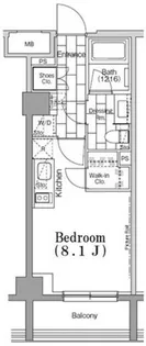 ONE ROOF FLAT TSUKISHIMA【3階】の間取り