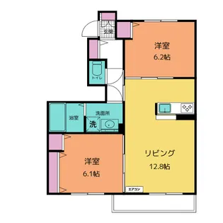 グランシャリオ C棟【1階】の間取り