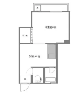 ネオコーポちくま【3階】の間取り