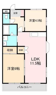 前橋昭和ビル【2階】の間取り