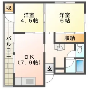 ベターアール柏崎【2階】の間取り