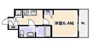 LUMINOUS桜川【13階】の間取り