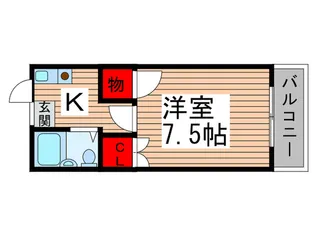 ベルシティ【5階】の間取り