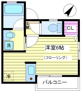 Jステージ横浜西口【2階】の間取り
