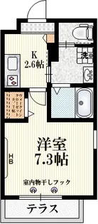 TKU宮園【1階】の間取り