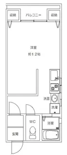 高殿マンション【3階】の間取り