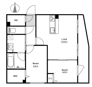 マナメゾン南阿佐ヶ谷【1階】の間取り