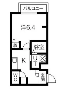 エヌエムスワサントヌフサウス【2階】の間取り