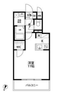 ルクレ池袋【3階】の間取り