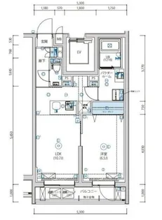 アルテシモアクレ【4階】の間取り