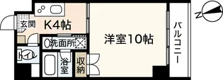 アンソレイユ舟入南【2階】の間取り
