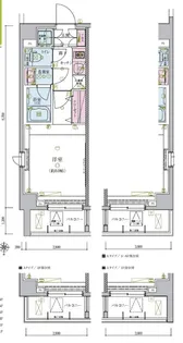 リヴシティ王子弐番館【2階】の間取り