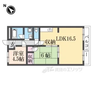 コーポ牧野【2階】の間取り