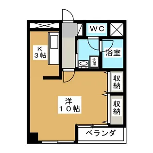 KOMATSUマンション【2階】の間取り