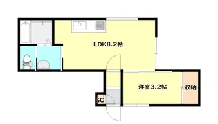 LIFE水島町【1階】の間取り
