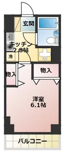 プレステージ新潟【4階】の間取り