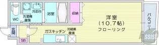 東洋ハイツA棟【2階】の間取り