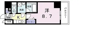 広尾ビューヒルズ【2階】の間取り