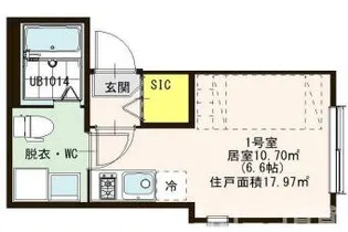 ポルージュ小岩【1階】の間取り