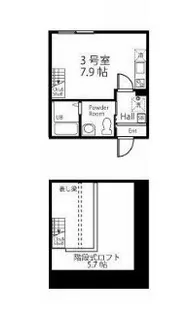 ハーミットクラブハウス菊名MK【1階】の間取り