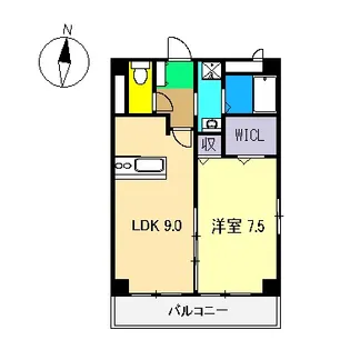 フォブール カメーリエ【2階】の間取り