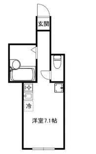 コンフォートハウスラザ【1階】の間取り