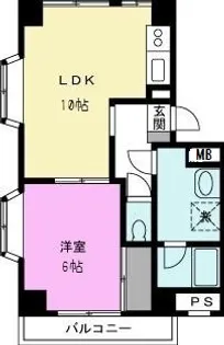 パティーナ越谷【1階】の間取り