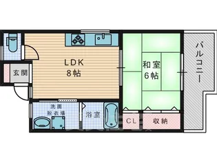 石塚ハイツ【2階】の間取り