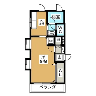 グレース自由が丘【2階】の間取り