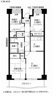 セレス 菅田【3階】の間取り