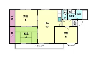 杉本マンション【2階】の間取り