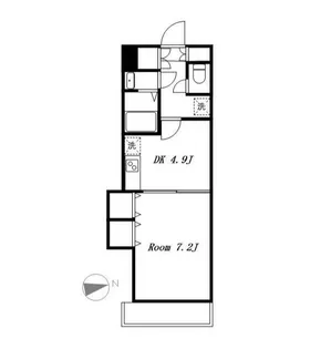 グレイスコート新宿【1階】の間取り
