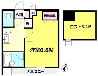 サンヴィアーレ成増【2階】の間取り
