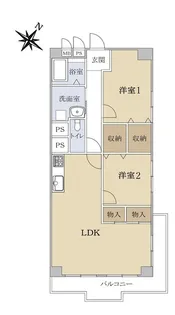 クリーンハイム十三【6階】の間取り