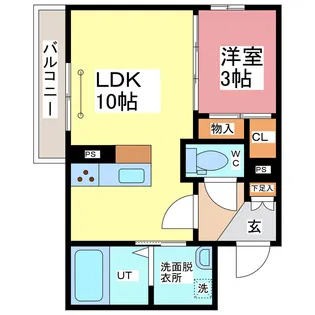 プロヌーブ舞屋【2階】の間取り