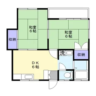 コーポ小峰【2階】の間取り