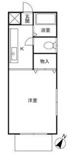 エルムハイツ【1階】の間取り