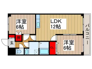 イーストコーポラス1【5階】の間取り
